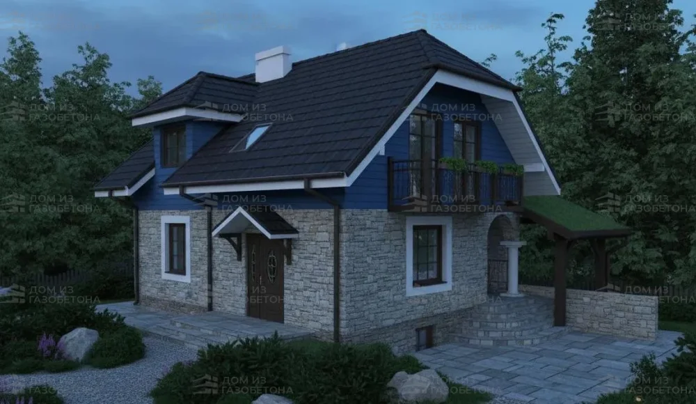 Проект Двухэтажный дом 11 на 10, 142 м2