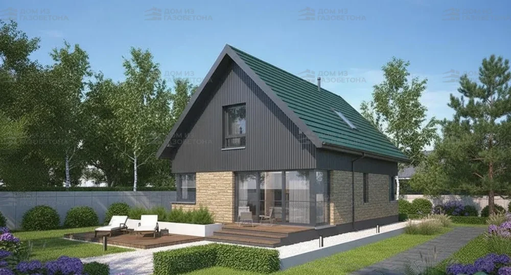 Проект Двухэтажный дом 8 на 11, 101 м2