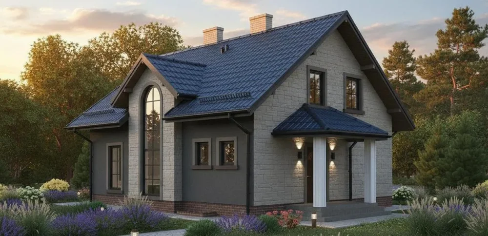 Проект Двухэтажный дом 12 на 11, 194 м2