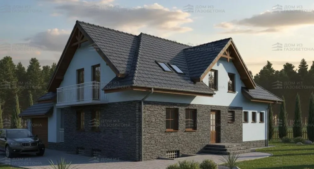 Проект Двухэтажный дом 17 на 10, 310 м2