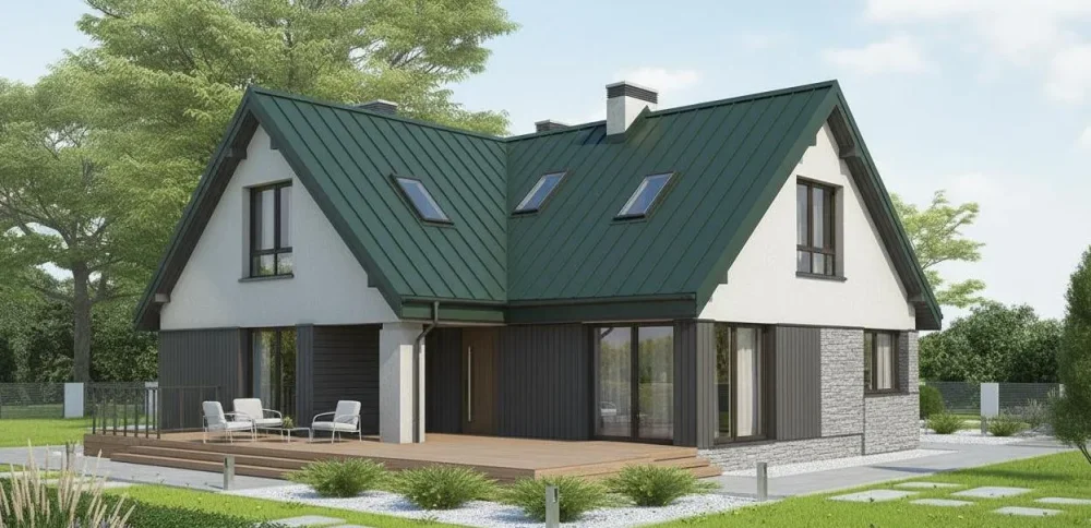 Проект Двухэтажный дом 14 на 16, 215 м2