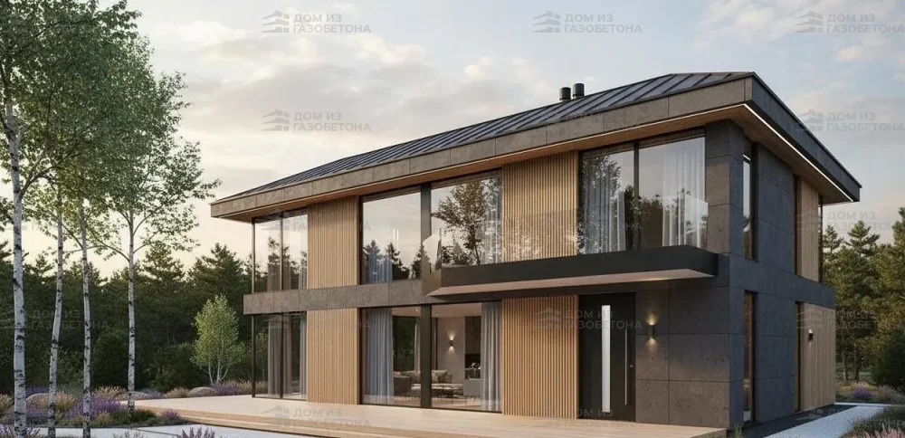 Проект Одноэтажный дом 21 на 15, 191 м2