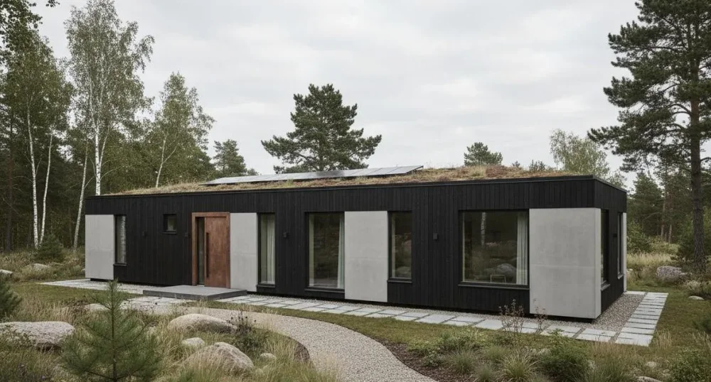 Проект Двухэтажный дом 5 на 7, 50 м2