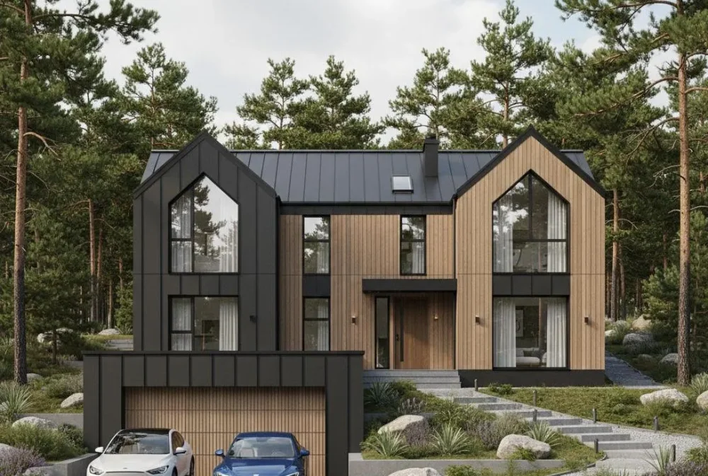 Проект Одноэтажный дом 18 на 16, 183 м2